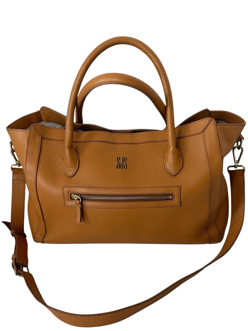 Mark and Graham Large Leather Tote/Work Bag with Removable Shoulder Strap,Unisex